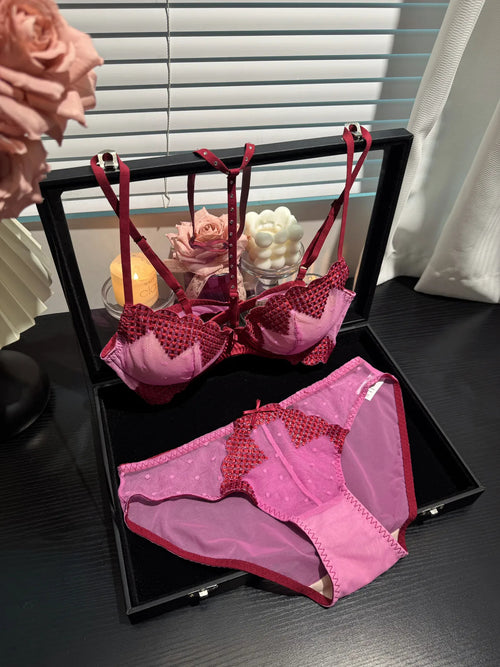 Barbie Pink Lingerie Set with Detachable Choker
